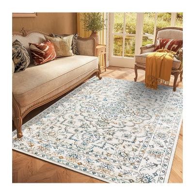 China Washable Hot selling foldable 3d carpet machine Washable Area Rug  traditional Vintage style 100% polypropylene home textiles for sale