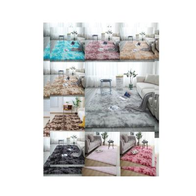 China Washable Amazon PV velvet carpet lengthened velvet cushion bedroom bed window bed front carpet living room large carpet for sale