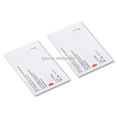 China Cotton Paper Intaglio Printing Process Perfect Environmentally Friendly Business Card Invitation Card Business Card Mass Customization for sale