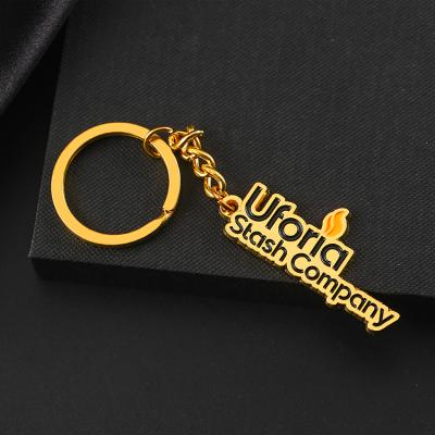 China Professional custom metal word souvenir gifts promotion OEM top selling factory design key chain/custom logo letter key ring for sale