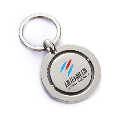 China OEM Custom Rotate Metal Souvenir Key Ring Commemorative Metal Park Tourist Souvenir Key Chain Key Chain for sale