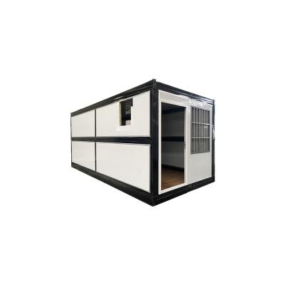 China Contemporary Sandwich Panel Worker Room Apartment Pack Expandable Prefab Folding Container House for sale