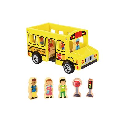 China Colorful Wooden Closing Case 27x60x28cm/0.045CBM, 25x14.5x13cm/Safe/Environmental of Toy School Bus TOOKY Toy Other Educational Toys 9/8KGS 8sets TL437 18m+ for sale