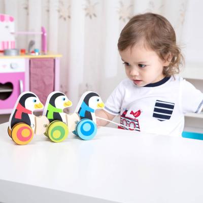 China TOOKY 2020 Colorful/Safe/Environmental New TOY Toy Pull Along Penguins For Toddlers 18m+ for sale