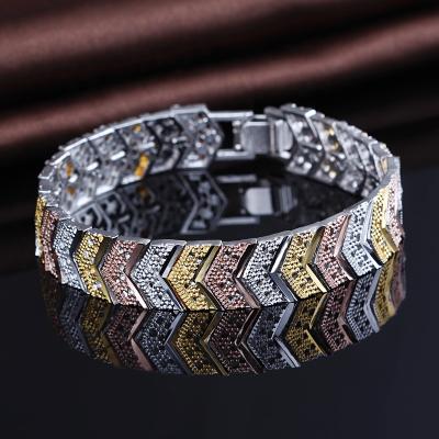 China Jewelry Maker Fashionable Jewelery Brass CLASSIC Bracelet For Men And Women for sale