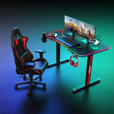 China Ergonomic PC Gaming Desk PC Desk Ergonomic Custom Height Standing Adjustable Desk (Height) Single Lift Adjustable for sale