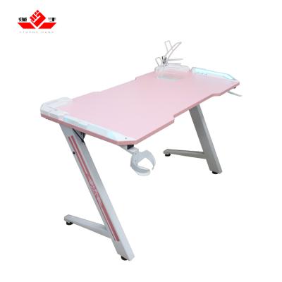 China Wholesale Custom Computer Game Double E-sports Gaming Table PC Desk Extendable Modern Office Desk for sale