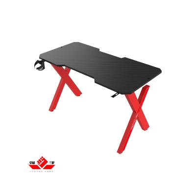 China Xshaped Extendable Gamer Gaming Desk Red Bracket - 1.2m r2s gaming desk factory made manufacturer for sale