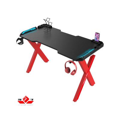 China Other Ergonomic Custom Computer X Desk Gaming Table Game and Chair Internet Cafe Custom Desks for sale