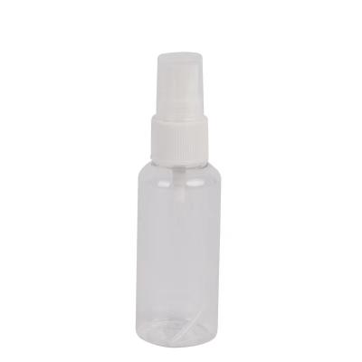 China Hot Cosmetics Spun Clear Amber Blue PET Plastic Alcohol Spray Bottle 10ml With Mist Spray For Perfume for sale