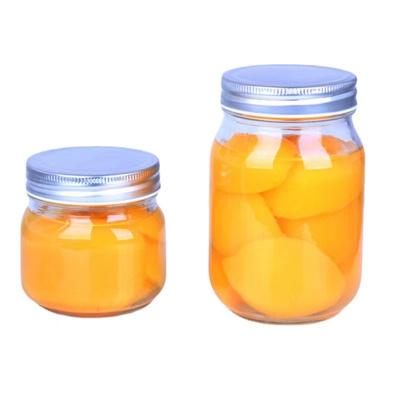 China Glass Mason Jars Ounce Mason Jar Shot Glasses Food Sublimation 16 8 Ounce Glass with Metal Lids for Juice for sale