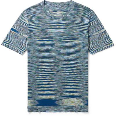 China Anti-wrinkle high quality round neck tee mens custom men 100% cotton slim fit men stripe t shirt for sale