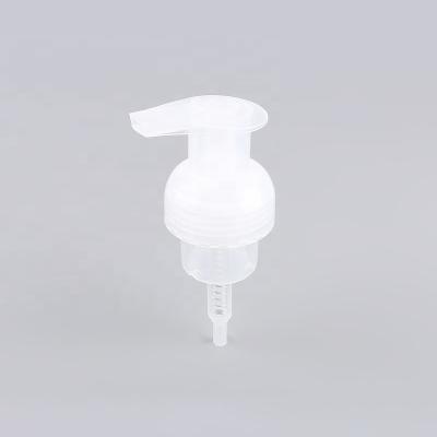 China Non Spill Plastic 40mm Neck Foaming Bottle Cosmetic Pump 40/410 Foaming Dispenser Pump for sale