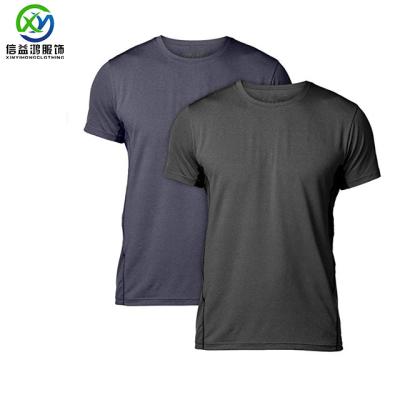 China Low MOQ QUICK DRY custom design spandex dry fit gym combed ring-spun t-shirt men's tee sports performance hanes cotton t-shirts for sale