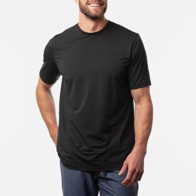 China Custom Black Quick Dry Cotton Gym Dry Fit Fitness Designer Blank Single T-Shirt Pima QUICK DRY for sale