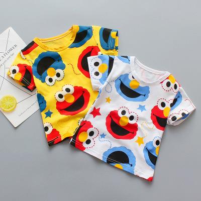 China QUICK DRY Custom Logo Children Short Sleeve Printing 100% Cotton Plain White Kids Baby Boy T-shirts for sale