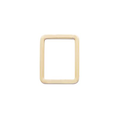 China Wholesale Garment Zinc Alloy Rectangular Ring Custom Colors Bag Parts Rectangular Ring for sale