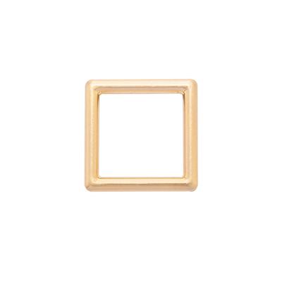 China Garment Manufacturer Supply Die Casting Zinc Alloy Rectangular Technics Rectangular Ring for sale