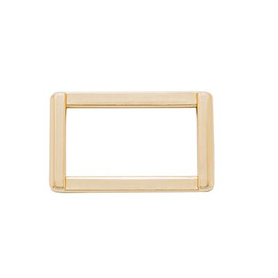 China Garment Manufacturer Supply Die Casting Zinc Alloy Rectangular Technics Rectangular Ring for sale