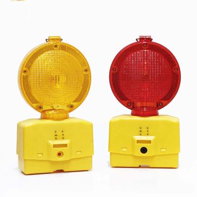 China 4R25 6V Battery Operated Instant or Regular Roadside Plastic Warning Light for sale