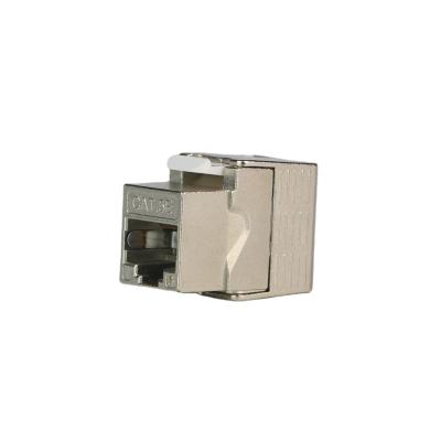 China ZINC ALLOY Cat5E Toolless Shielded 180 Degree Connector Keystone Jacks RJ45 for sale