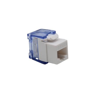 China popular selling toolless pc utp rj45 cat 6 keystone jack 180 degree for sale