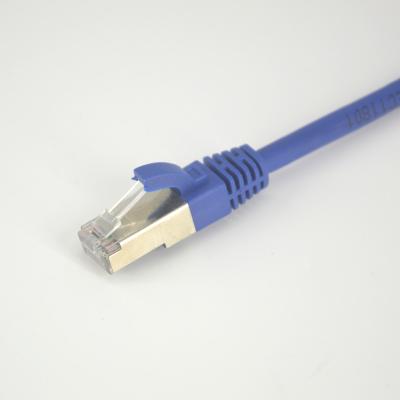 China Rj45 8p8c 26AWG cat5e cat6 network LAN patch cord Rj45 cable patch cord 1M-50M HPC-BF-C5E-1M-BL for sale