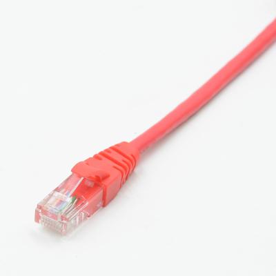 China Networking cat5e cable 26AWG 1M UTP 4 pairs 8P8C cooper connector RJ45 pure patch cord HPC-C5E-BL for sale