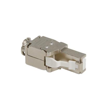 China Electrical toolless modular wiring network system ftp cat.6 plugs rj45 connector for sale