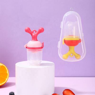 China Eco-freindly Baby Food Pacifier Feeder Baby Fresh Fruit Food Feeder Nibbler Pacifier for sale