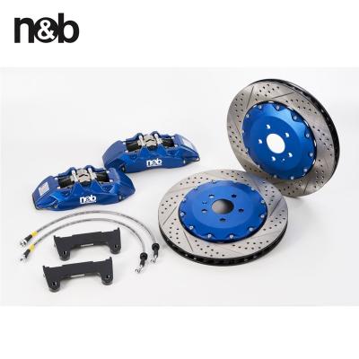 China b&w 6061-T6 aluminum front 6 pot forged calibers big brake kit with 365MM 380MM rotors for Corvette big brake kit for sale