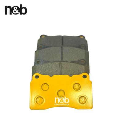 China NAO Ceramic B&W Manufacturer Supply Auto Brake System Ceramic Brake Pads For Brembo 4 Caliber POT for sale