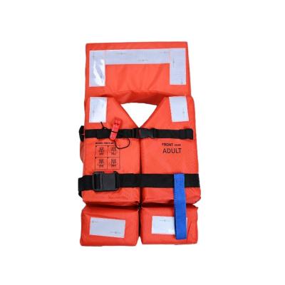 China Oxford Cloth Manufacture SOLAS 150N Buoyancy Life Jackets Foam Floating Life Jackets PFD Life Preserver For Sailor for sale