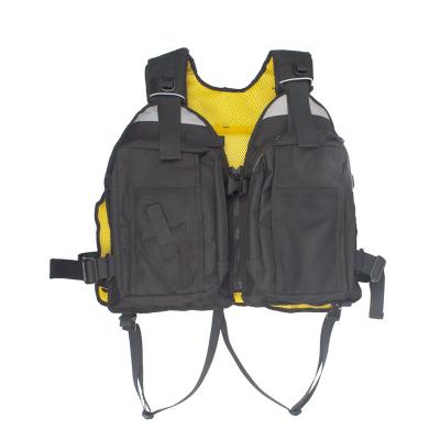 China For Fishing Wholesale High Quality Multi Pocket Durable Fishing Vest With Buoyancy Cotton for sale