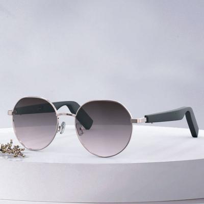 China H2M smart smart sunglasses glass radio listening to music and making phone calls to shape frameless smart sunglasses for sale