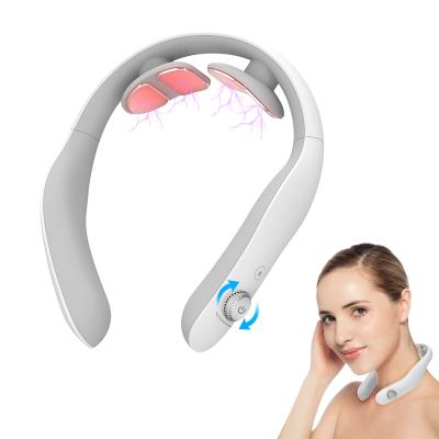 China Healthpal OEM Smart Portable Dual Channel Dual Channel Electric Neck Pulse Massager for Pain Relief for sale