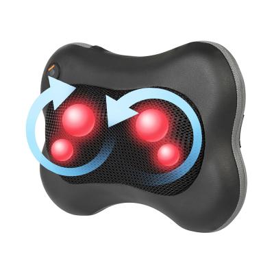 China Wireless Rechargeable 3d Body Kneading Shiatsu Car And Fuan Meiyang Massage Pillow Neck Pactory Home Price With Heat for sale