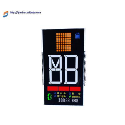 China Custom Small 7 Segment VA LCD Display For Elevator 95mm(W)*170mm(H)*2.85mm(T) for sale