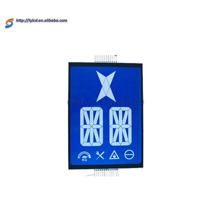 China Elevator 7 Segment Monochrome LCD Display Screen 99mm*144mm*2.85mm for sale