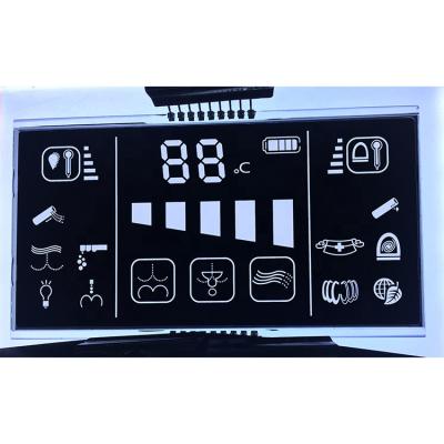 China VA Negative Transmissive 7 Segment Monochrome LCD Panel For Home Appliance Customized for sale