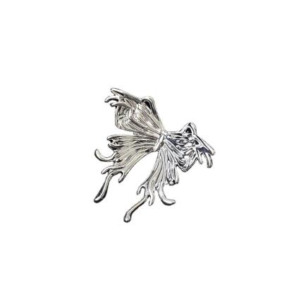 China Fashion New Fashion Jewelry Alloy Silver Plated Butterfly Adjustable Women Rings Party Gift Couples Rings for sale