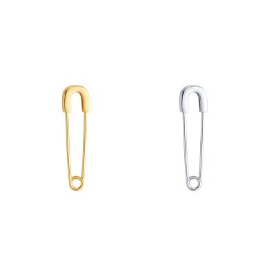 China Office/Career Paperclip Stud Earrings Simple Hip Hop Earrings Classic Women's Office Gold Plated Earrings Fashion Accessories for sale