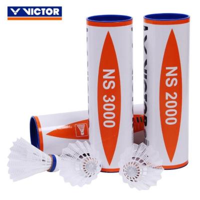 China Victor badminton shuttlecocks  nylon shuttlecock victor ns300 NS 2000 for sale