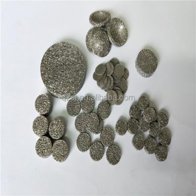 China Solid Filter Sintered Porous Stainless Steel Frit For 40 45 50 55 60mm Diameter Filter Discs for sale