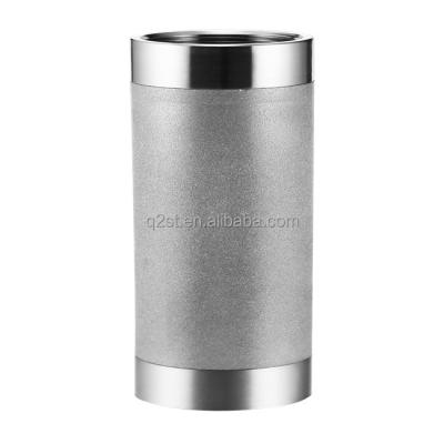 China Solid 0.5 Micron Sintered Stainless Steel Sensor Filter Housing Oil Filter for sale