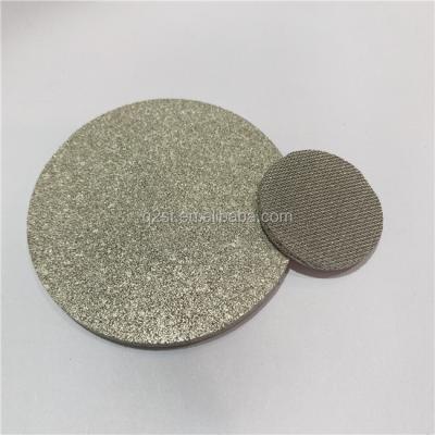 China Air Filter Sintered Porous Filter Disc Stainless Steel SS 316L 0.2 5 7 40 50 70 90 Micron for sale