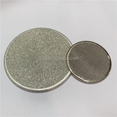 China Heat Resistance Porous Aeropress Filter 03 Micron Porous Stainless Steel Filter Disc for sale