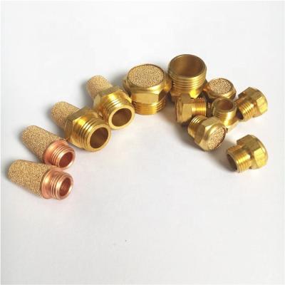 China Plastic Bag Sintered Pneumatic Bronze Brass Air Vent Fittings for sale