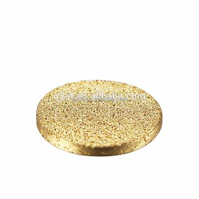 China 75 micron sintered bronze powder filter porous sintered bronze disc air filter for sale