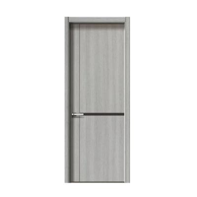 China Interior Door Windproof Modern Wooden Door For Bedroom Living Room for sale